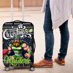 Raiders Rugby Xmas Luggage Cover Australia NRL Mascot