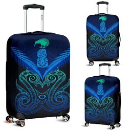 Maori Manaia New Zealand Luggage Covers Blue