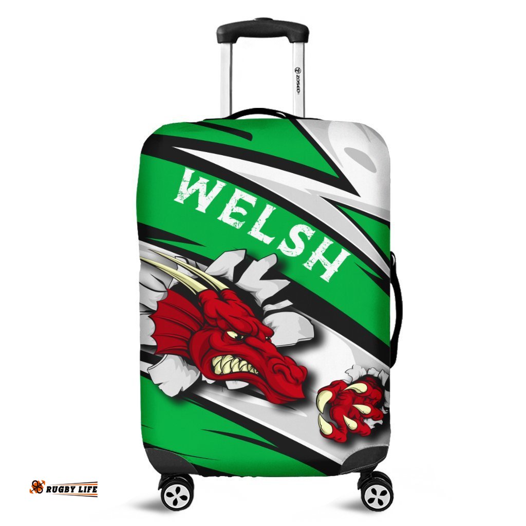 Wales Dragon of Welsh Luggage Cover Lode Style