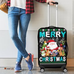 Australia Christmas Luggage Cover Santa Claus Merry Christmas