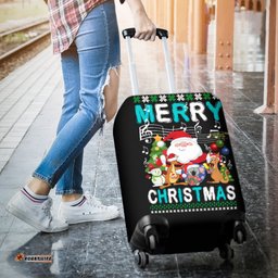 Australia Christmas Luggage Cover Santa Claus Merry Christmas