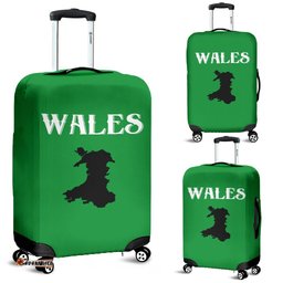 Wales's Map Luggage Cover