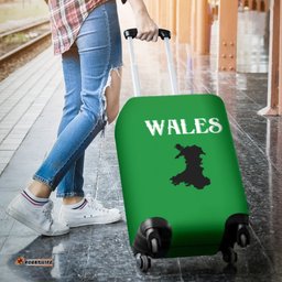 Wales's Map Luggage Cover