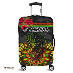 Penrith Panthers ANZAC Luggage Cover Indigenous Vibes Black