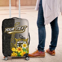 Cornwall Celtic Custom Personalised Luggage Covers Daffodil With Seal