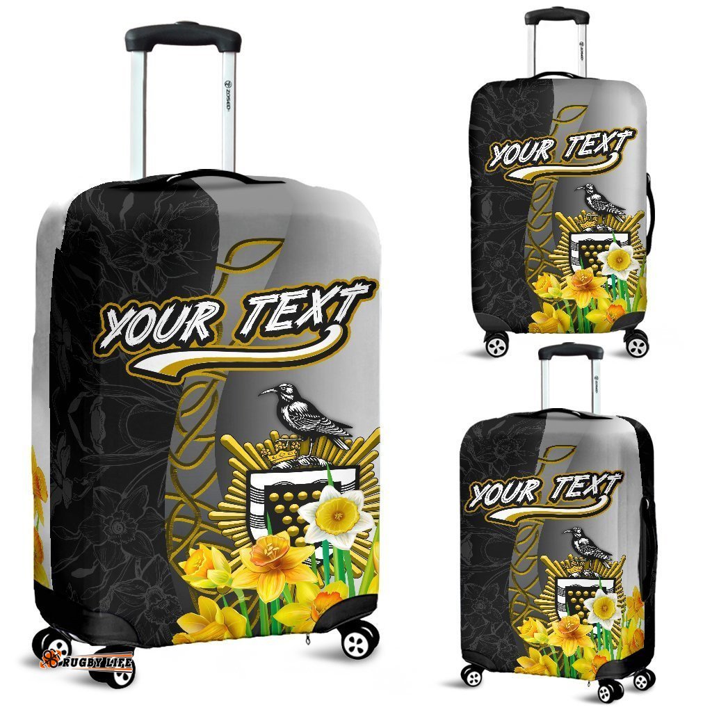 Cornwall Celtic Custom Personalised Luggage Covers Daffodil With Seal