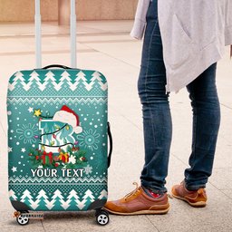 Custom Heat BBL Luggage Cover Christmas Vibe