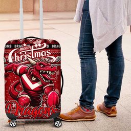 Dragons Rugby Xmas Luggage Cover Australia NRL Mascot