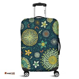 Amazing Aussie Australia Australian Colorful Flowers Background Luggage Cover