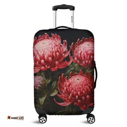 Amazing Aussie Australia Waratah Red Waratah Flowers Fine Art Ver1 Luggage Cover