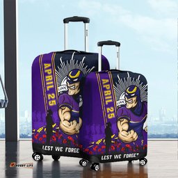 Amazing Aussie Melbourne Storm Anzac Day Lest We Forget Strong Fighting Spirit Luggage Cover