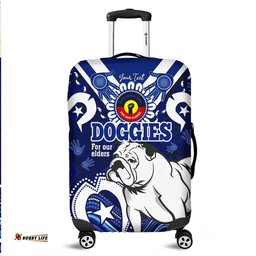 Amazing Aussie Canterbury Bankstown Bulldogs Naidoc Week Custom For Our Elders Doggies Aboriginal Inspired Luggage Cover