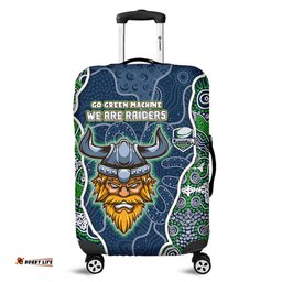 Amazing Aussie Canberra Raiders Grand Final Custom Custom Raiders Contemporary Style Of Aboriginal Painting Luggage Cover