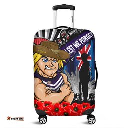 Amazing Aussie Fremantle Anzac Day Honor United In Spirit Luggage Cover