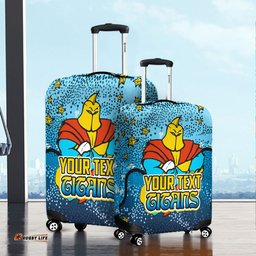 Amazing Aussie Gold Coast Titans Custom Team With Dot And Star Patterns For Tough Fan Luggage Cover
