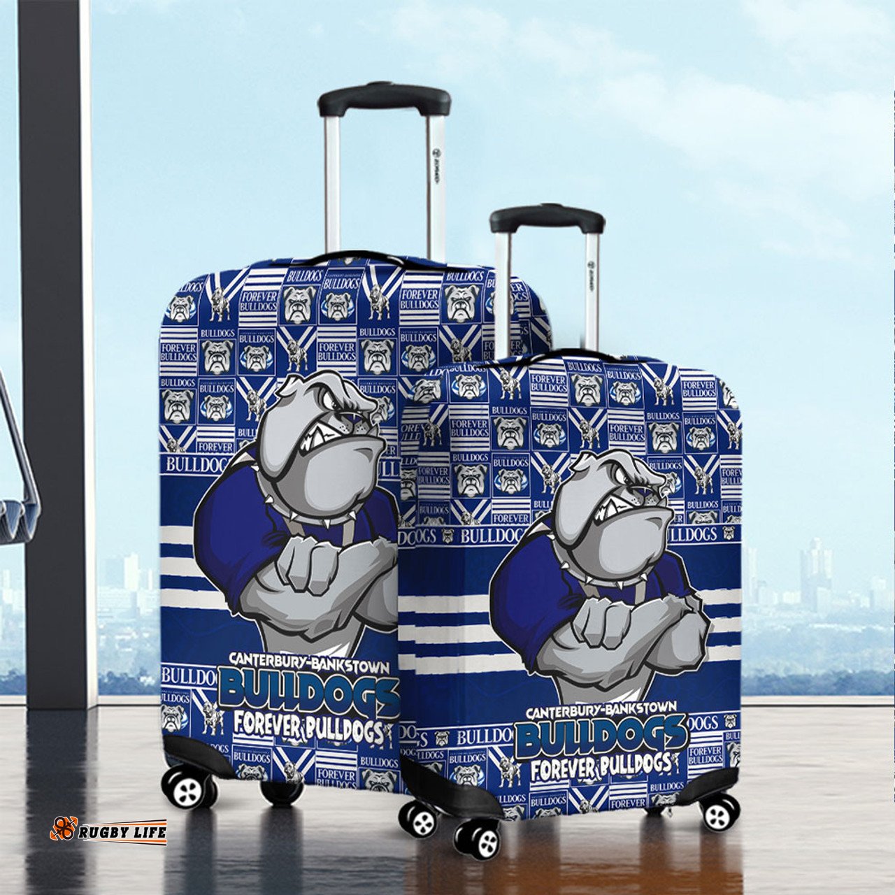 Amazing Aussie Canterbury Bankstown Bulldogs Champion’s Pride Comic Style Luggage Cover