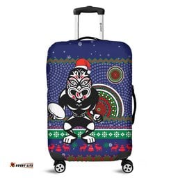 Amazing Aussie New Zealand Warriors Australia Ugly Xmas With Aboriginal Patterns For Die Hard Fans Luggage Cover