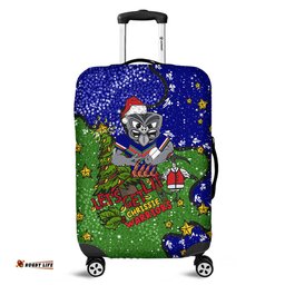 Amazing Aussie New Zealand Warriors Christmas Custom Let's Get Lit Chrisse Pressie Luggage Cover