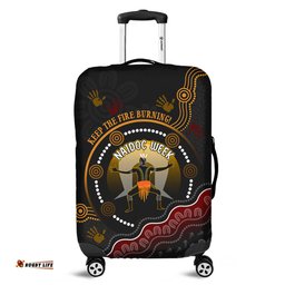 Amazing Aussie Australia Naidoc Week Aboriginal Inspired And Torres Strait Islander Culture Luggage Cover