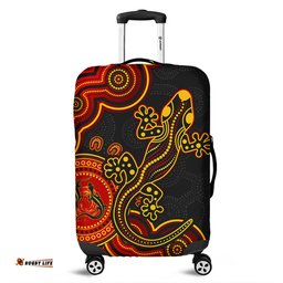 Amazing Aussie Australia Aboriginal Lizard Dreaming Outback Luggage Cover