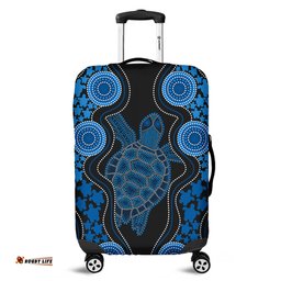 Amazing Aussie Australia Aboriginal Art Turtles Inspired Luggage Cover