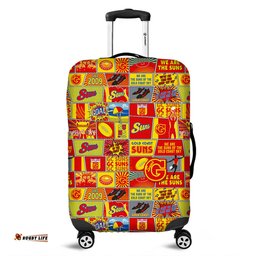 Amazing Aussie Gold Coast SUNS Legacy Of The Pride Comic Style Luggage Cover