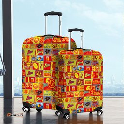 Amazing Aussie Gold Coast SUNS Legacy Of The Pride Comic Style Luggage Cover