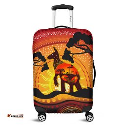 Amazing Aussie Australia Aboriginal Painting Depicting Nature's Beauty Luggage Cover