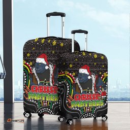 Amazing Aussie Penrith Panthers Christmas Custom Christmas Knit Patterns Vintage Jersey Ugly Luggage Cover