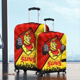 Amazing Aussie Gold Coast SUNS Breaking Through Fan Design Luggage Cover