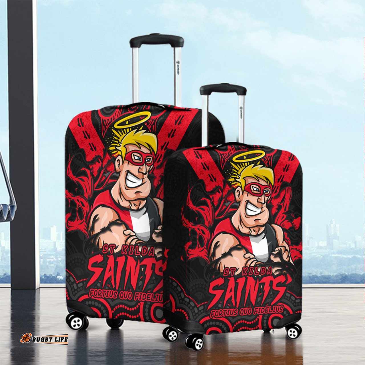 Amazing Aussie St Kilda Ripped Legacy Of The Game Luggage Cover