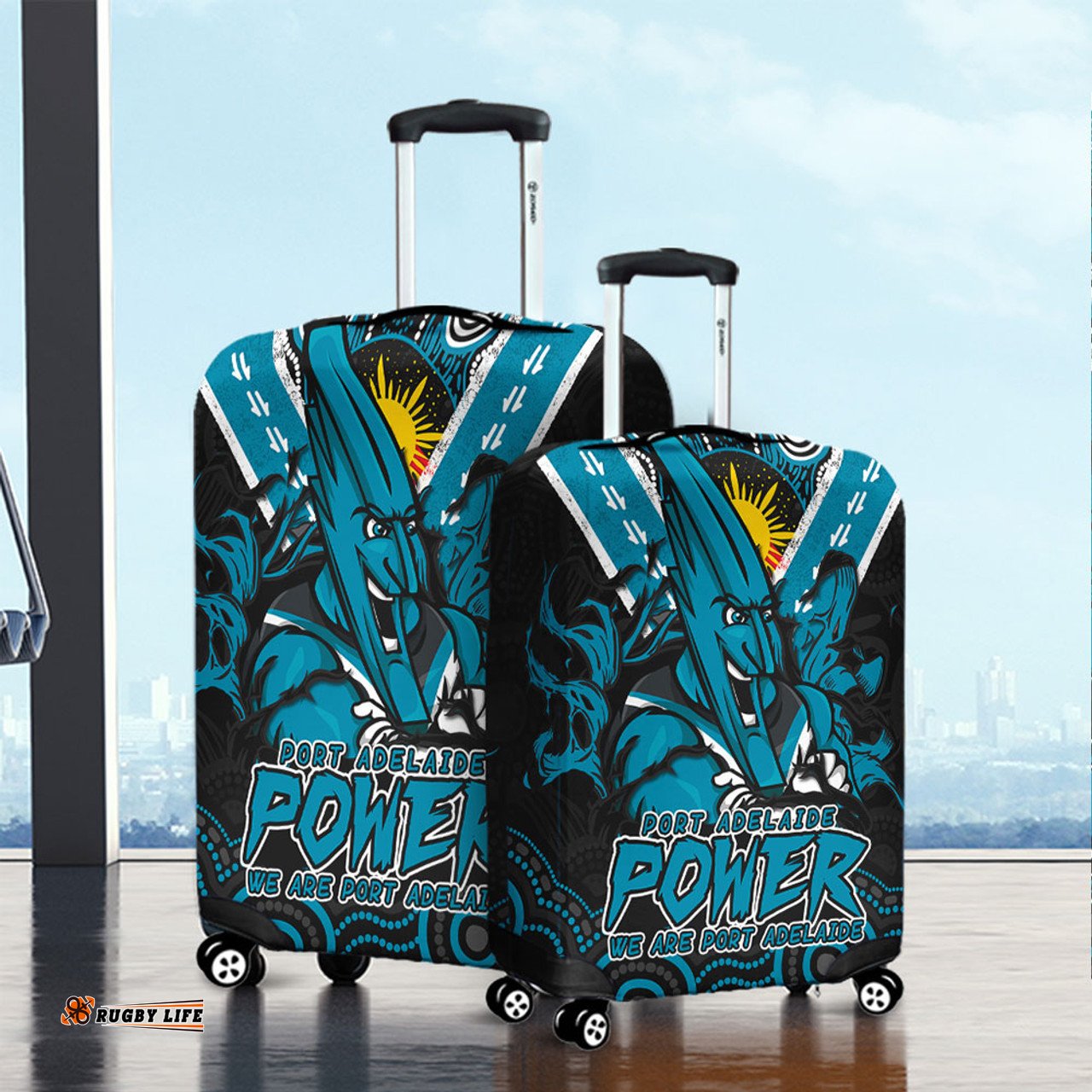 Amazing Aussie Port Adelaide Ripped Legacy Of The Game Luggage Cover