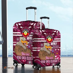 Amazing Aussie Manly Warringah Sea Eagles Custom For Our Elders Home Jersey Luggage Cover