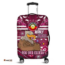 Amazing Aussie Manly Warringah Sea Eagles Custom For Our Elders Home Jersey Luggage Cover