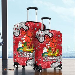 Amazing Aussie St. George Illawarra Dragons Custom Australian Big Things Luggage Cover