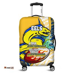 Amazing Aussie Parramatta Eels A True Champion Will Fight Through Anything With Polynesian Patterns Luggage Cover