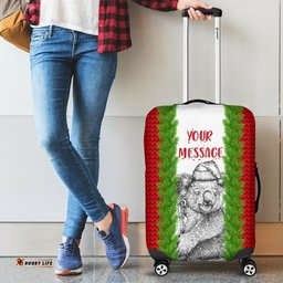 Custom Australia Christmas Luggage Covers Merry Christmas Koala