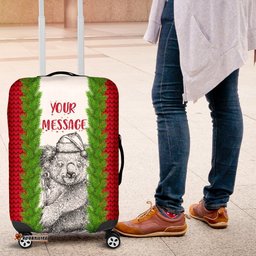 Custom Australia Christmas Luggage Covers Merry Christmas Koala