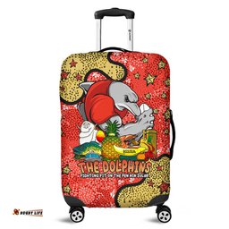 Amazing Aussie Redcliffe Dolphins Custom Australian Big Things Luggage Cover