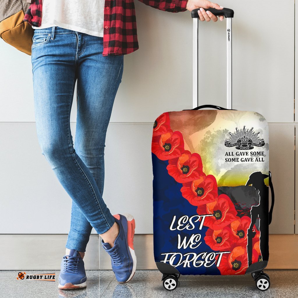 ANZAC Lest We Forget Luggage Covers All Gave Some, Some Gave All