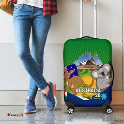 Australia Day Luggage Cover 2024 Proud To Be Australian National Color