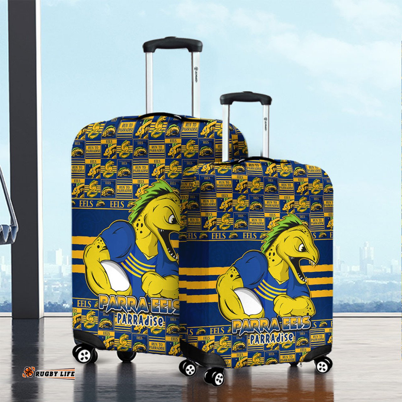 Amazing Aussie Parramatta Eels Champion’s Pride Comic Style Luggage Cover