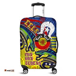 Amazing Aussie Parramatta Eels Naidoc Week Custom Parramatta Eels Naidoc Week For Our Elders With Dot Art Luggage Cover