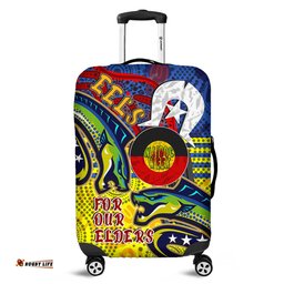 Amazing Aussie Parramatta Eels Naidoc Week Custom Parramatta Eels Naidoc Week For Our Elders With Dot Art Luggage Cover