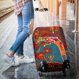 Aboriginal Luggage Covers Indigenous Boomerang