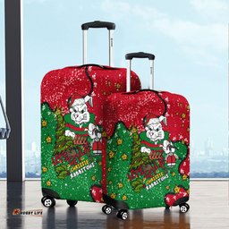 Amazing Aussie South Sydney Rabbitohs Custom Let's Get Lit Chrisse Pressie Luggage Cover