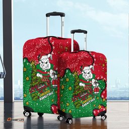 Amazing Aussie South Sydney Rabbitohs Custom Let's Get Lit Chrisse Pressie Luggage Cover