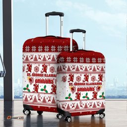 Amazing Aussie St. George Illawarra Dragons Christmas St. George Illawarra Dragons Special Ugly Christmas Luggage Cover