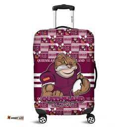 Amazing Aussie Queensland Maroons Champion’s Pride Comic Style Luggage Cover