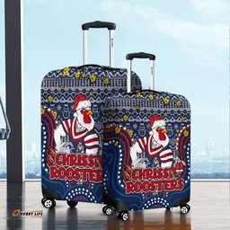 Amazing Aussie Sydney Roosters Christmas Custom Christmas Knit Patterns Vintage Jersey Ugly Luggage Cover